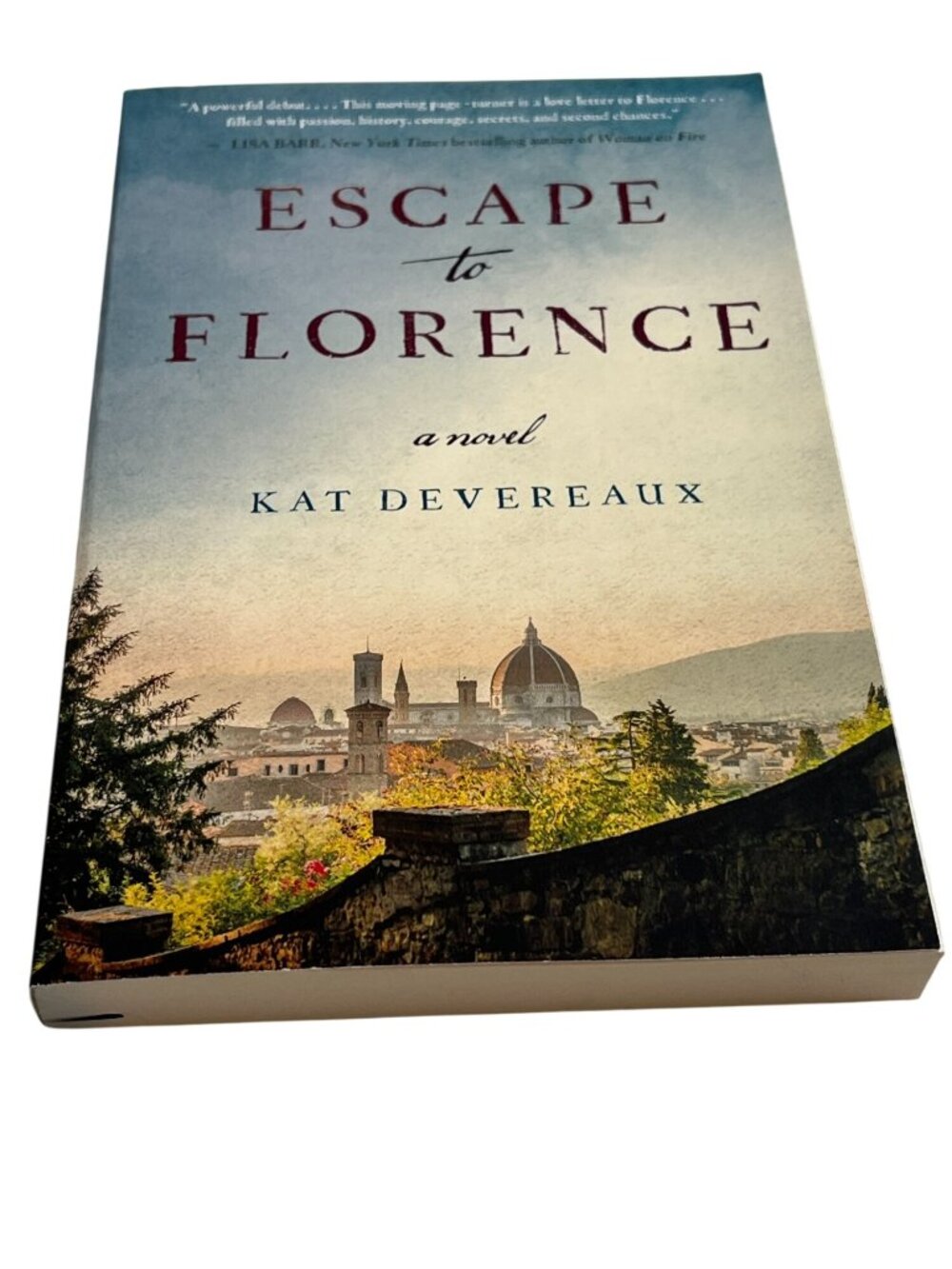 Escape to Florence Kat Devereaux WWII Historical Fiction Romance Paperback